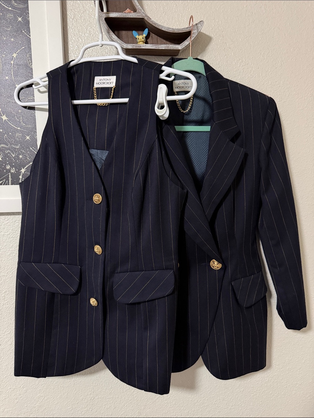 Antony moorcroft Pinstripe Women's Blazer and vest